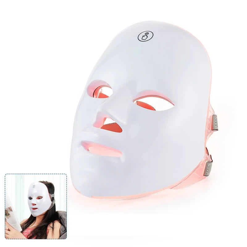 Wireless LED Red Light Facial Mask